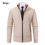 Vintage Knitted Cardigan Jackets Men's Winter Casual Long Sleeve Turn-down Collar Sweater Coats Autumn Outerwear MartLion   