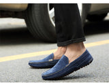 Suede Leather Men's Loafers Luxury Casual Shoes Boots Handmade Slipon Driving  Moccasins Zapatos Mart Lion   