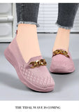 Shoes Trend Slip On Loafers Ballet Flats Ladies Sneakers Women's Summer Comfort Footwear Casual Mom Cotton MartLion   