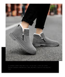 Classic Casual Snow Boots Non-slip Warm Cotton Shoes Men's Outdoor Walking Shoes Sneakers MartLion   