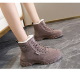 Warm Women's Boots Outdoor Work Shoes Casual Anti-slip Snow Trendy Casual Footwear Walking MartLion   