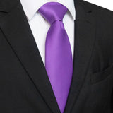  Classic 8cm ties Men's Solid Color Necktie pink Red yellow Satin Ties Wedding Party Tie Gift MartLion - Mart Lion