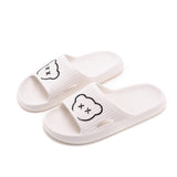Thick Platform Slipper Women Korean Eva Slippers Home Flip Flops Ladies Soft Sole Cloud Sandals Mart Lion White 36-37 