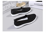 Shoes Woman Trend Loafers Ballet flats Slip-on Cotton Ladies Sneakers Summer Footwear Breathable Barefoot MartLion   