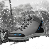 winter men's snow boots waterproof outdoor shoes skidproof sports plus hair warm military cotton Mart Lion huise 0239 39 