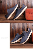 Men's Leather Casual Shoes Flat Trendy Sneaker Oxfords Zapatillas Mart Lion   