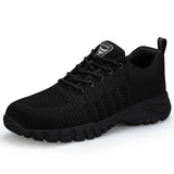 Safety Shoes Men's Breathable Work Sneakers Indestructible Anti-stab Anti-smash Work Boots MartLion   