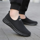 Shoes for Men Slip on Casual Breathable Mesh Outdoor Non Slip Lazy Shoes Lightweight  Men Shoes MartLion   