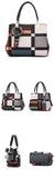 Luxury Handbag Women Stitching Wild Messenger Bags Plaid Shoulder Bag Female Totes Checked Handbag Mart Lion   