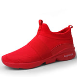 Men's Casual Shoes Sports Running Lightweight Breathable Canvas Shoes MartLion 666red 6.5 