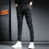 Summer Jeans Men demin  pants men Clothing Cargo pants Drawstring Slim Trousers r MartLion   