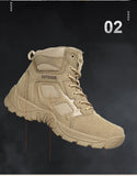  Military Boots Men's Summer Tactical Breathable Light Army With Side Zipper Outdoor Camping Mart Lion - Mart Lion