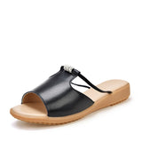 Style Women Modern Sandals and slippers Summer Flat Beach Filp Flops Ladies Outdoor Shoes Female Slippers Mart Lion Black 35 