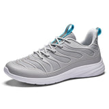 Breathable Men's Casual Shoes Outdoor Sport Sneakes Athletic Walk Drive Training Jogging Trekking Footwear Mart Lion Gray 6.5 