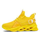 Men's Sneakers Summer Design Trend Shoes Casual Mesh Breathable Light Tenis Masculino Adulto MartLion Yellow 39 