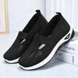 Women's Summer Footwear Cotton Platform Shoes Breathable Slip On Loafers Elegant Ballet Flats Tennis Boat MartLion   