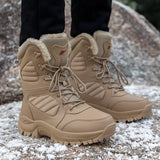 Men's Winter Snow Boots Warm  Shoes Men's Outdoor  Sports Shoes with Fleece Men's Boots MartLion   