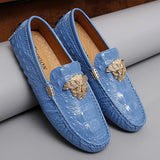 Men's Women Leather Designer Casual Shoes Luxury Loafers Driving Footwear MartLion   