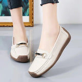 summer Women Flats Genuine Leather Moccasins Woman Casual Shoes  Loafers Female MartLion   