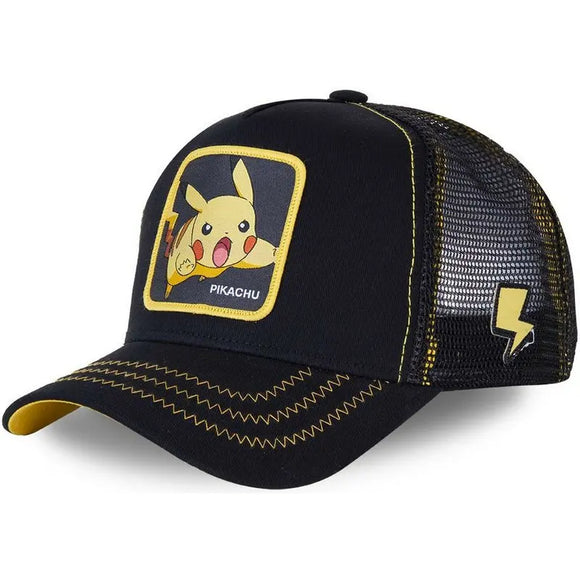  Pokemon Pikachu animation All Styles Snapback Cotton Baseball Cap Men's Women Hip Hop Dad Mesh Hat Trucker Hat MartLion - Mart Lion
