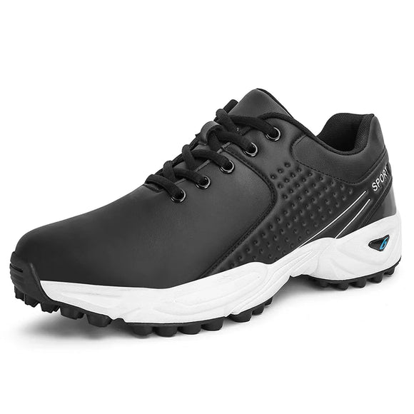 Waterproof Golf Shoes Men's Sneakers Spikeless Golfers Anti Slip Athletic MartLion Hei 40 