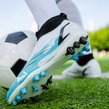 Football Boots Men's Futsal Shoes  Kids Tf Fg High Top Artificial Grass Studded Anti Slip Mart Lion - Mart Lion