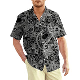 Persia  Paisley Pattern Printing Shirts Men Spiritual Totem Graphic Shirts Clothes MartLion Shirts-ZZY28538 XS 