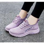 Women Sports Shoes Lightweight Mesh Sneakers Athletic Breathable Running Flying Weave Casual Sneakers MartLion   