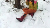 Winter Womens Thermal Waterproof Snow Boots Outdoor Climbing Skiing Riding Thicken Fleece Warm Antiskid Lightweight Cotton Shoes MartLion   