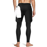 Men's Sport Pants 2 in1 Training Athletic Tracksuits Sportswear Workout Jogging Trousers Gym Fitness Running Pants MartLion   
