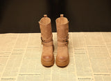 Internal Height Mid-calf Boots in Winter Women Leather Short Boot Office Ladies Tide Shoes MartLion