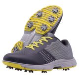 Men's Golf Shoes Waterproof Golf Sneakers Outdoor Golfing Spikes Shoes Jogging Walking Mart Lion HuiLv-2 8.5 