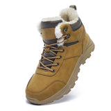 Winter Men Boots Warm  Outdoor Men's Snow Boots Non-slip Men Cotton Boots Lightweight Waterproof Working Ankle Boots MartLion   