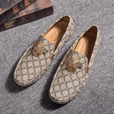 Men's Women Leather Designer Casual Shoes Luxury Loafers Driving Footwear MartLion   