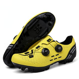 Unisex Cycling Shoes Mtb Road Bike Men's Sneakers Bike Cleat Non-slip Mountain Bicycle Spd Sapatilha Tenis De Ciclismo Mart Lion 2021-yellow-MTB 37 