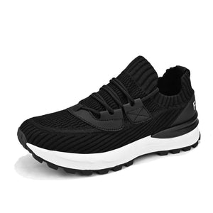 Casual Socks Shoes Anti Slip Classic Walking Men's Trendy Breathable Sneakers Vulcanized Footwear MartLion black 39 
