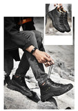 Golden Sapling Outdoor Men's Boots Genuine Leather Winter Shoes Classics Mountain Trekking Footwear Tactical MartLion   