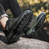 Hiking Shoes Men's Non Slip Outdoor Hiking Boots Breathable Trekking Tactical Military Mart Lion   