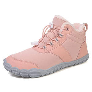 Snow Boots Men Big Size Warm Plush Winter Men's Sneakers  Non-slip Outdoor Man Ankle Boots Waterproof Unisex Casual Shoes MartLion Pink 46 