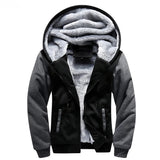 Men's Fleece Jacket Camouflage Thicken Jackets Hooded Coat Winter Long Sleeve Down Coats Casual Streetwear Men's Hoodies MartLion   