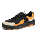 Casual Shoes Men's Sneakers Outdoor Tenis Luxury Race Trainers Trend Jogging Vulcanized Walk Sports MartLion Orange 39 