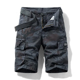 Camouflage Tactical Cargo Shorts Men Khaki Jogger Military Cargo Shorts Men Cotton Casual Loose Camo Men Shorts MartLion Gray 33 75-80KG 