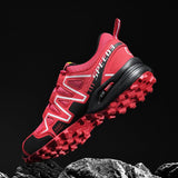 Outdoor Men's Athletic Hiking Shoes Trekking Sneakers Non-slip Mountain-climbing Breathable Mart Lion   