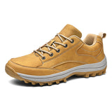 Leather Security Boots Man's Caterpillar Boots Casual Autumn Platforms Climbing Footwear Low Top Flats Mart Lion   