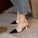 High Heels Summer Buckle Pointed Heel Sandals Women Comfort Simplicity Stilettos De Mujer Mart Lion   
