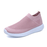 Breathable Mesh Platform Sneakers Men Soft Bottom Unisex Casual Shoes Sports Shoes MartLion 831pink 39 