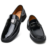 Patent Leather Loafers Men's Casual Shoes For Gentleman Loafer Formal MartLion   