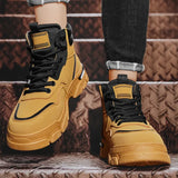 Men Sneakers Outdoor Breathable Boots Outdoor Hiking Winter Shoes Light Non-slip Men Desert Ankle Boots Chelsea Boots Men MartLion