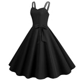  dresses for weddings as a guest formal Spaghetti Strap large Hem Solid Color midi with bowknot Back Zipper Elegant MartLion - Mart Lion