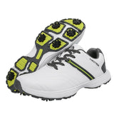 Men's Golf Shoes Waterproof Golf Sneakers Outdoor Golfing Spikes Shoes Jogging Walking Mart Lion Bai-6 8 